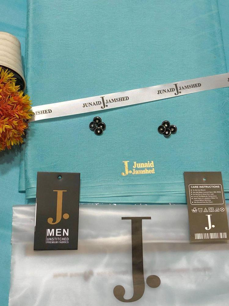 Men’s Unstitched Paper Cotton Self Print Suit