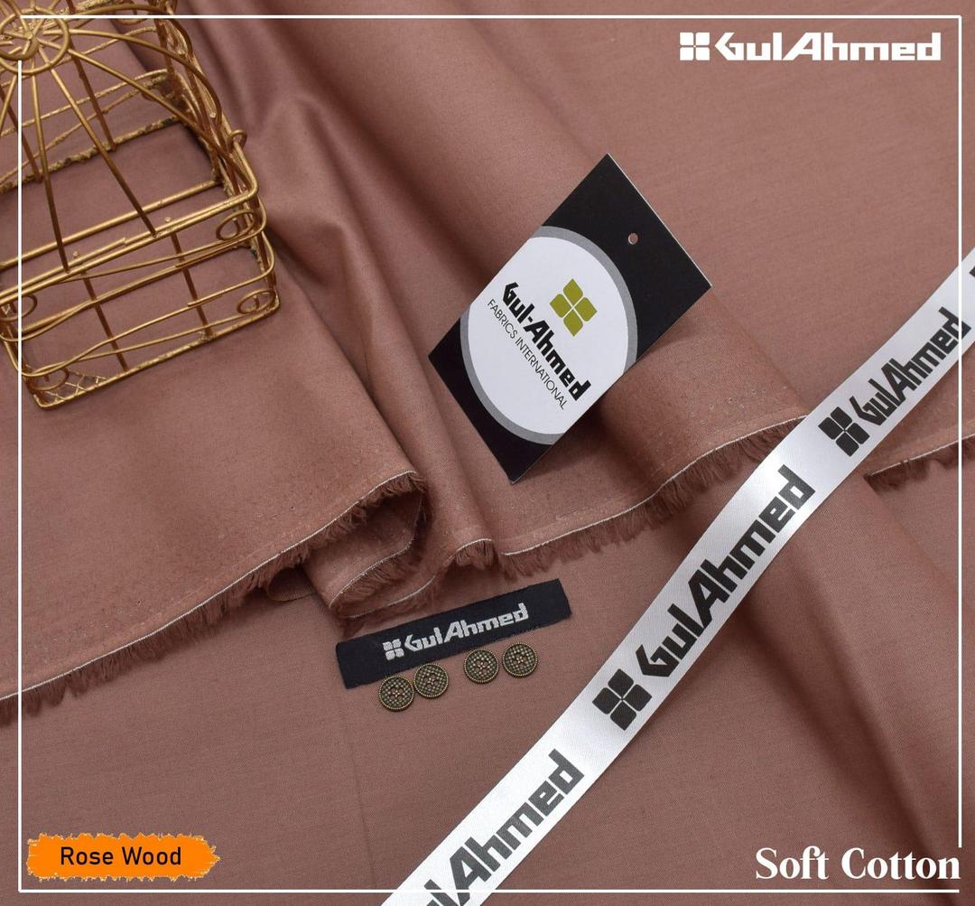 Men’s Unstitched Soft Cotton Plain Suit