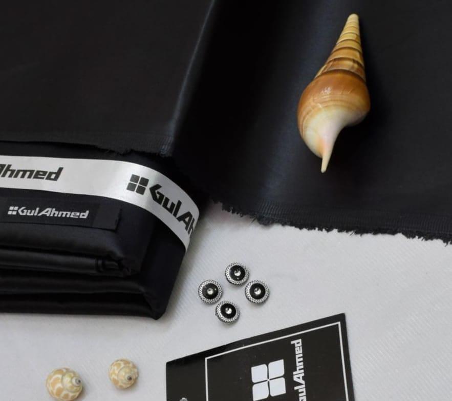 Men's Unstitched Satin Silk Plain Suit