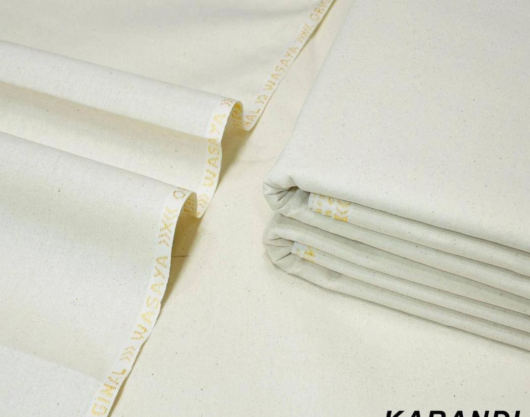 Men’s Unstitched Karandi Plain Suit