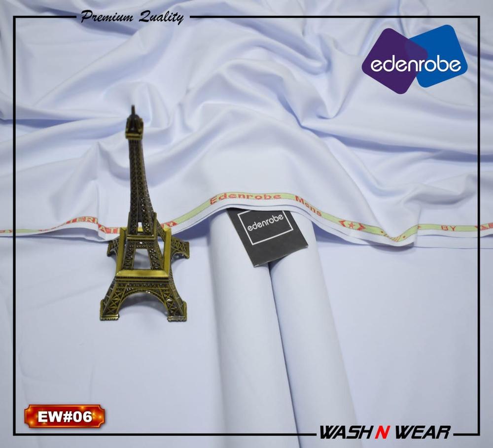 Men's Unstitched Wash And Wear Plain Suit