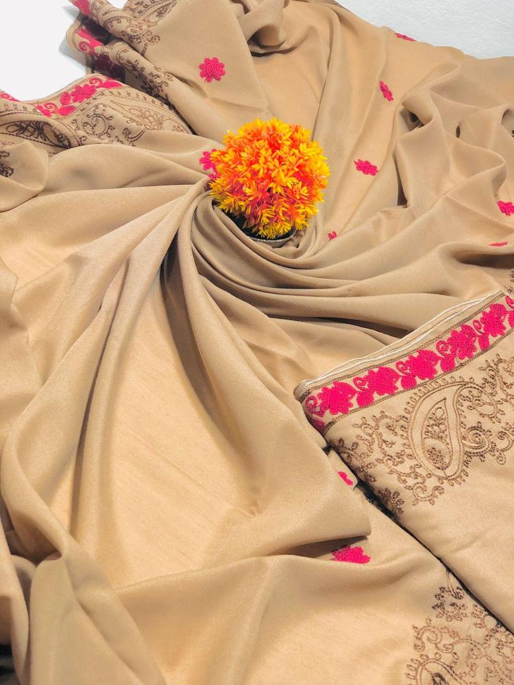 Women's Swiss Lawn Embroidered Shawl