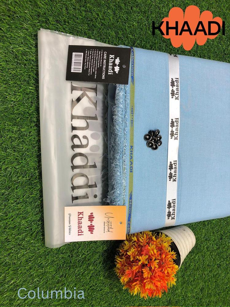 Men’s Unstitched Wash And Wear Plain Suit