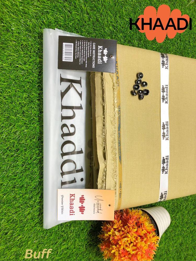 Men’s Unstitched Wash And Wear Plain Suit