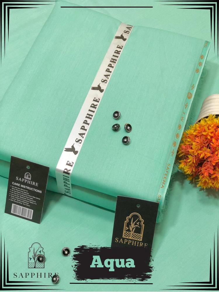 Men’s Unstitched Wash And Wear Plain Suit