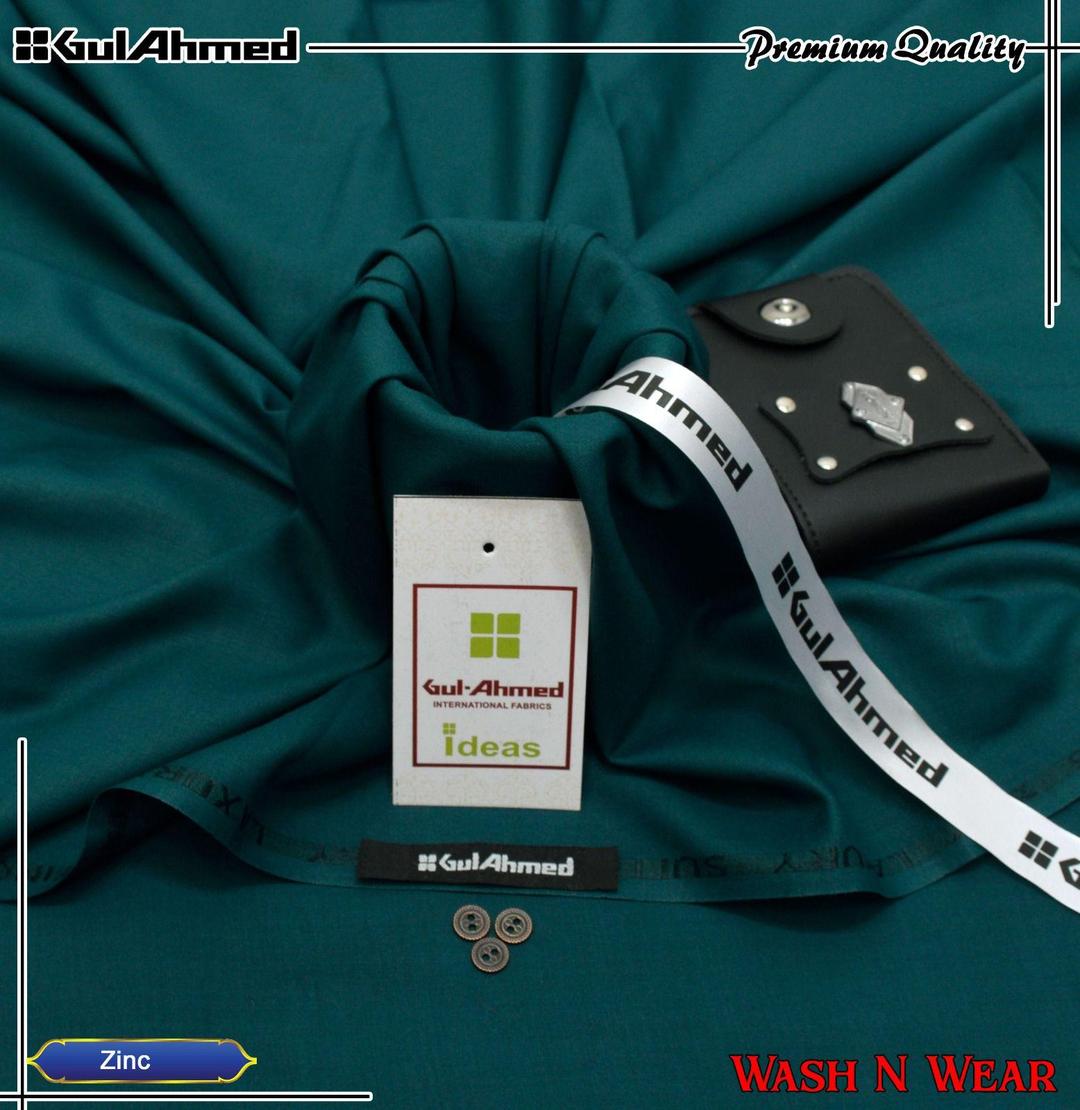 Men’s Unstitched Wash And Wear Plain Suit