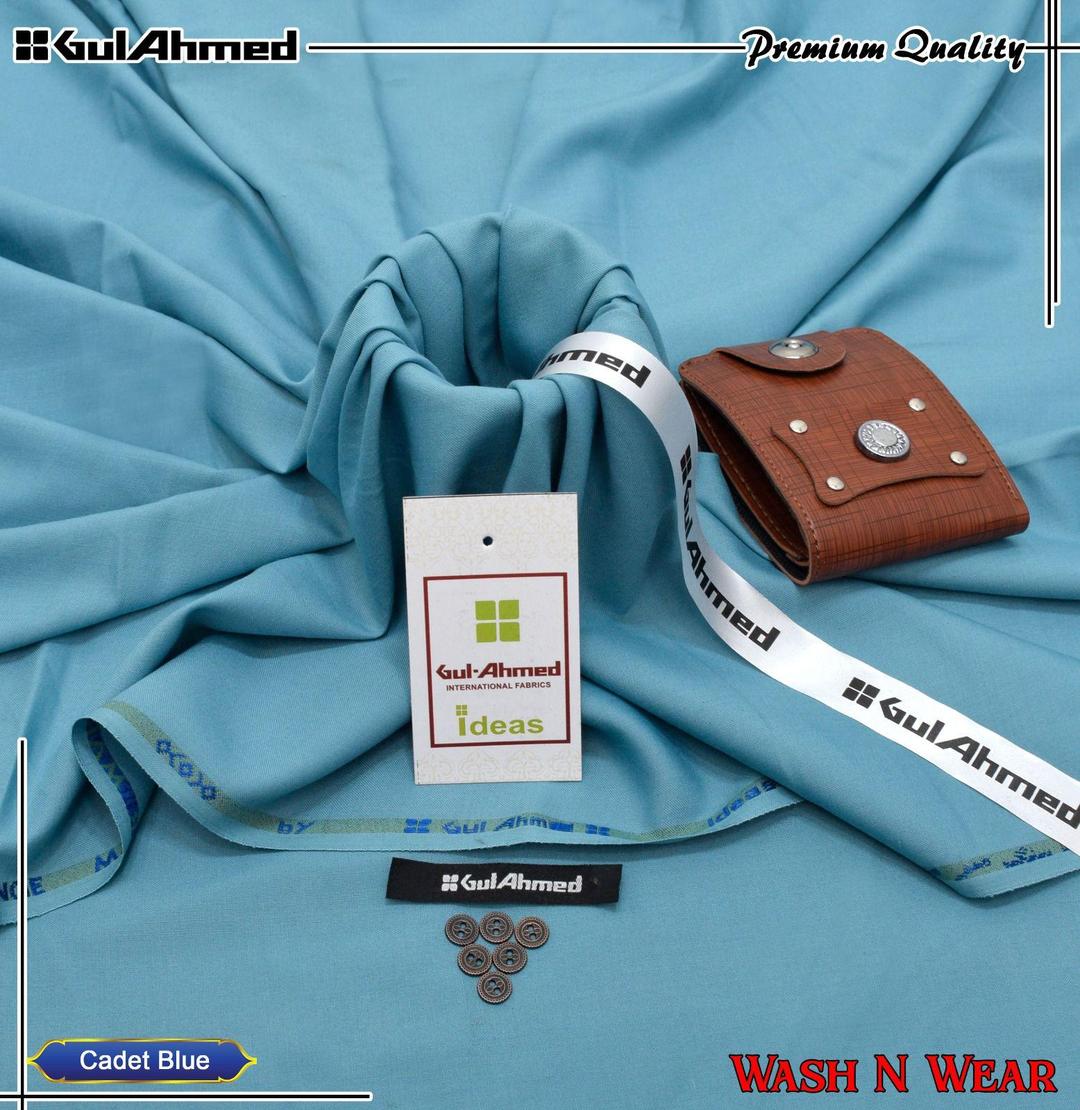 Men’s Unstitched Wash And Wear Plain Suit