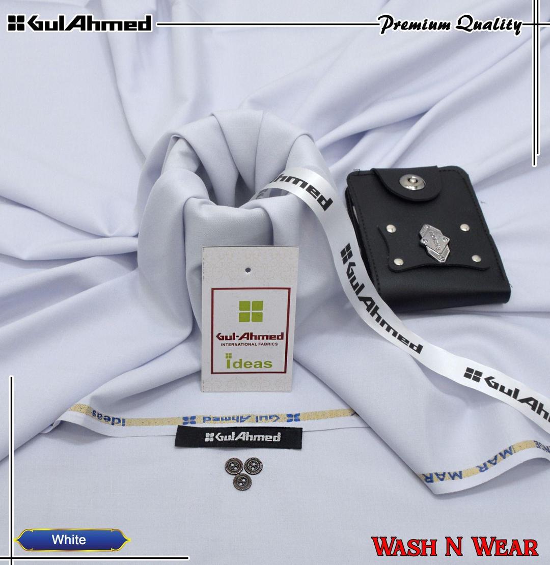 Men’s Unstitched Wash And Wear Plain Suit