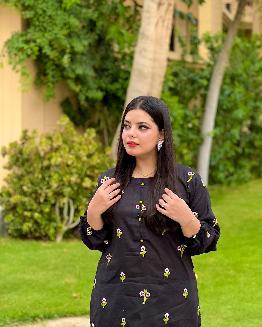 2 Pcs Women's Stitched Embroidered Shirt And Trouser