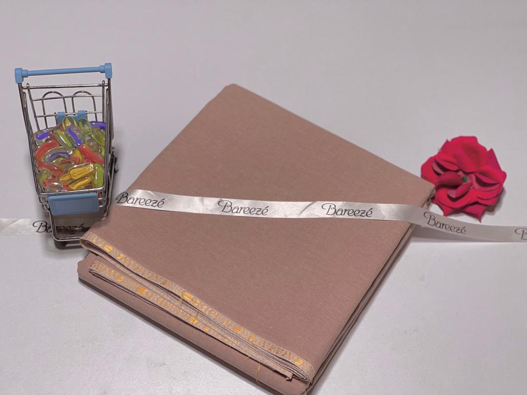 Men’s Unstitched Karandi Plain Suit