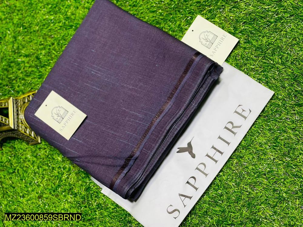 Men's Unstitched Wash And Wear Plain Suit