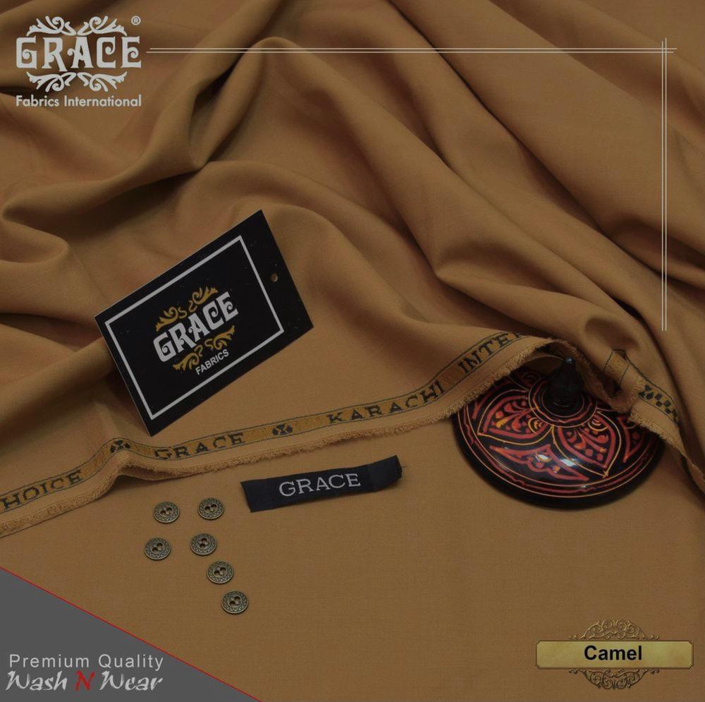 Men’s Unstitched Wash And Wear Plain Suit