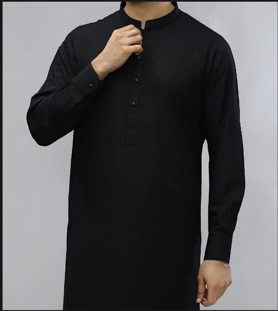 Men’s Unstitched Wash And Wear Plain Suit