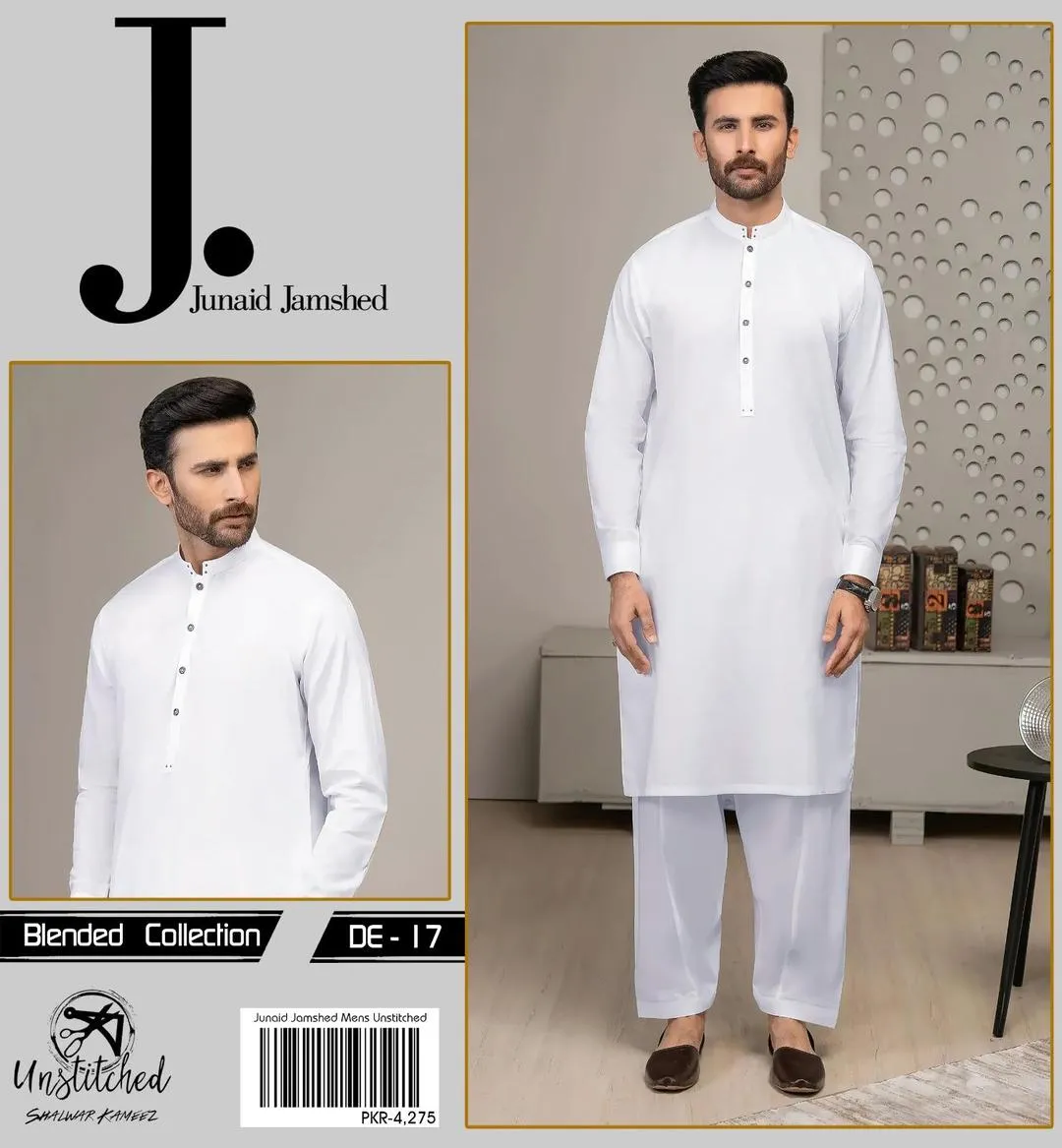 Men’s Unstitched Wash And Wear Plain Suit