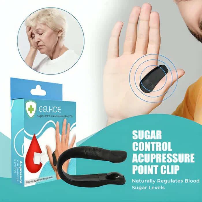 Clinically-Proven Sugar Control L14 Acupressure Point Clip - 1 Pc for Effective Health Management