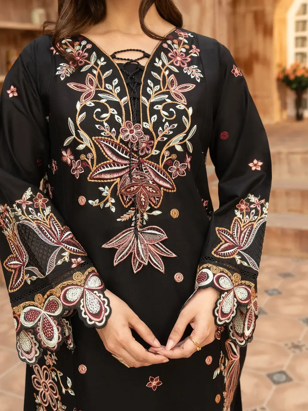 Wasl - U6A Embroidered Lawn Suit - 3 Pcs Set for Women