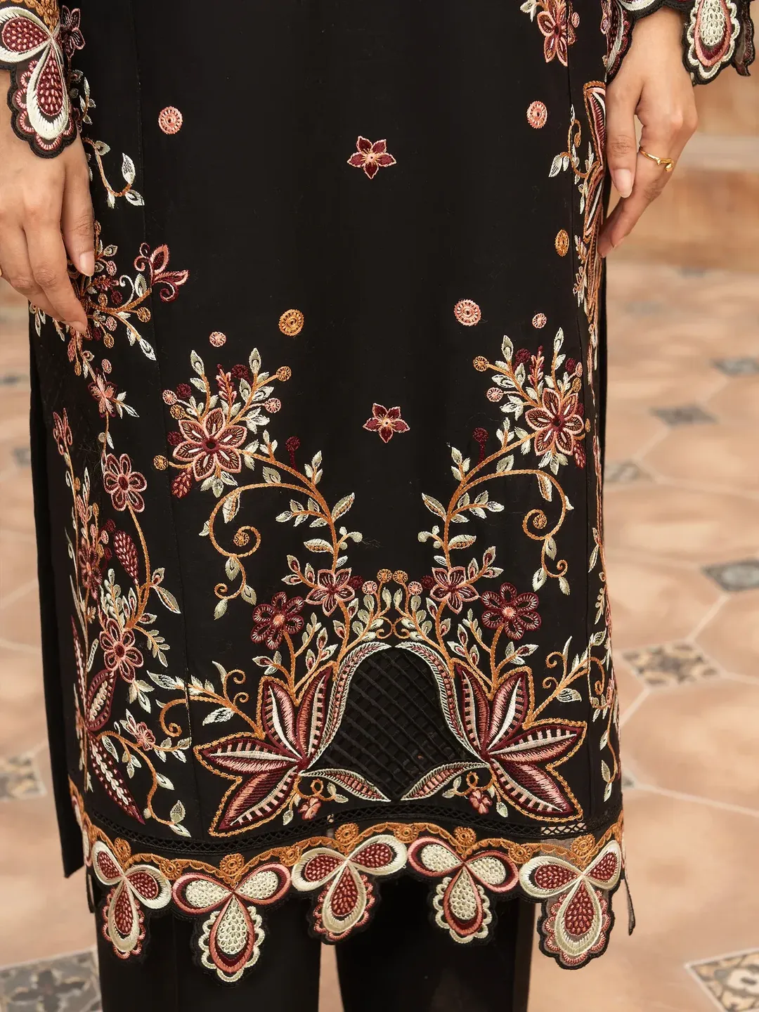 Wasl - U6A Embroidered Lawn Suit - 3 Pcs Set for Women