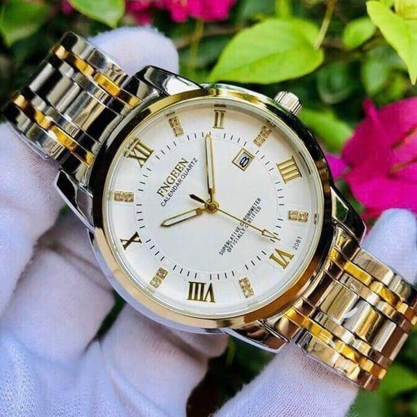 Men's Chronograph Watch - 1 Pc Quartz Water Resistant Timepiece