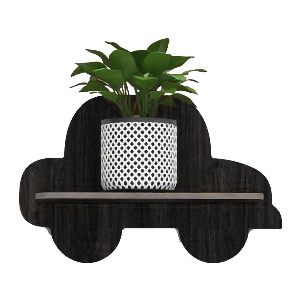 Car Shaped Wall Shelf Set Black Pakistan