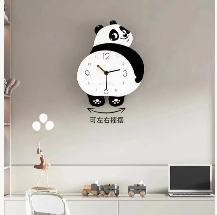 Panda Shape Wall Clock – Perfect For Kids’ Rooms, Living Rooms, And Gifts