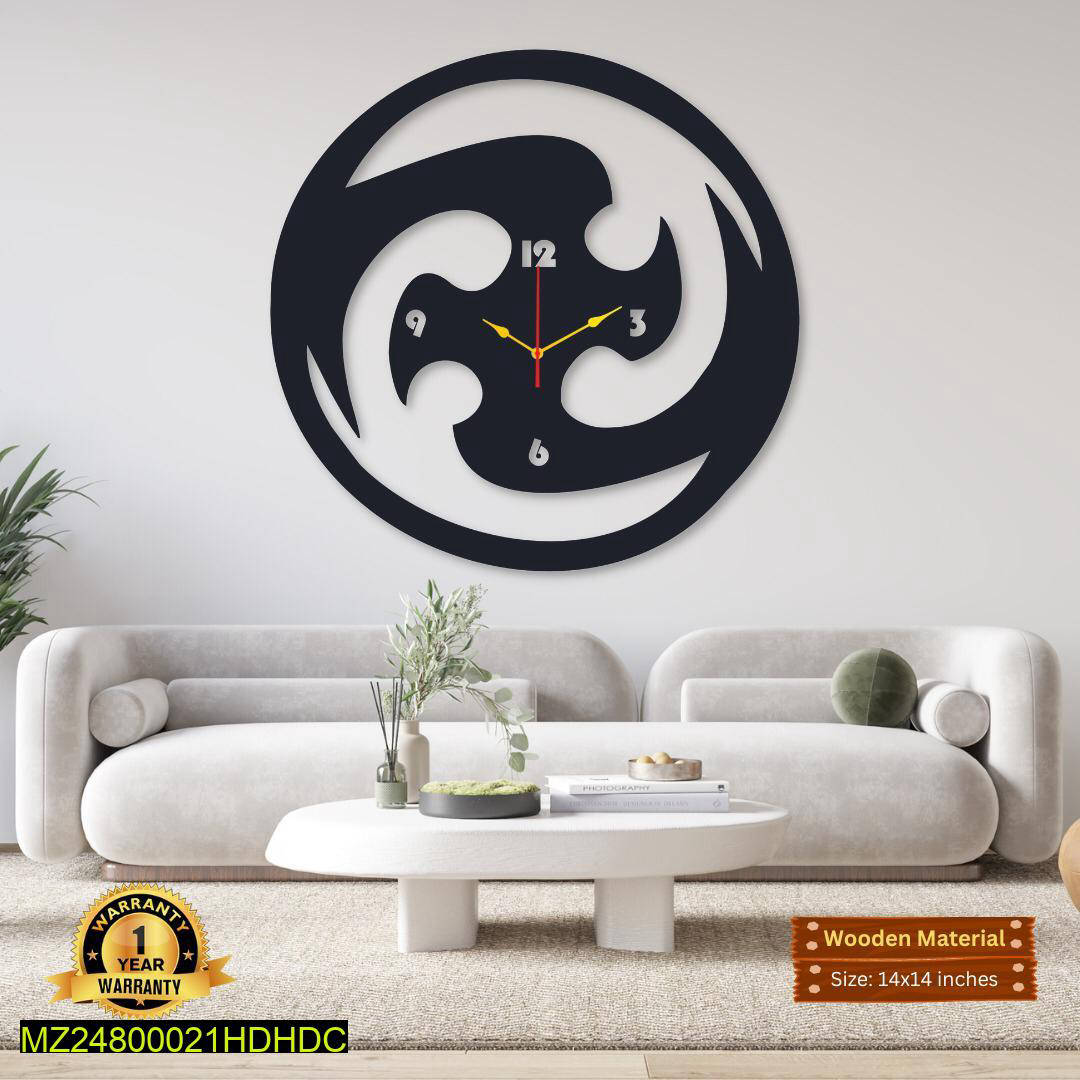Round Ninja Wall Clock
