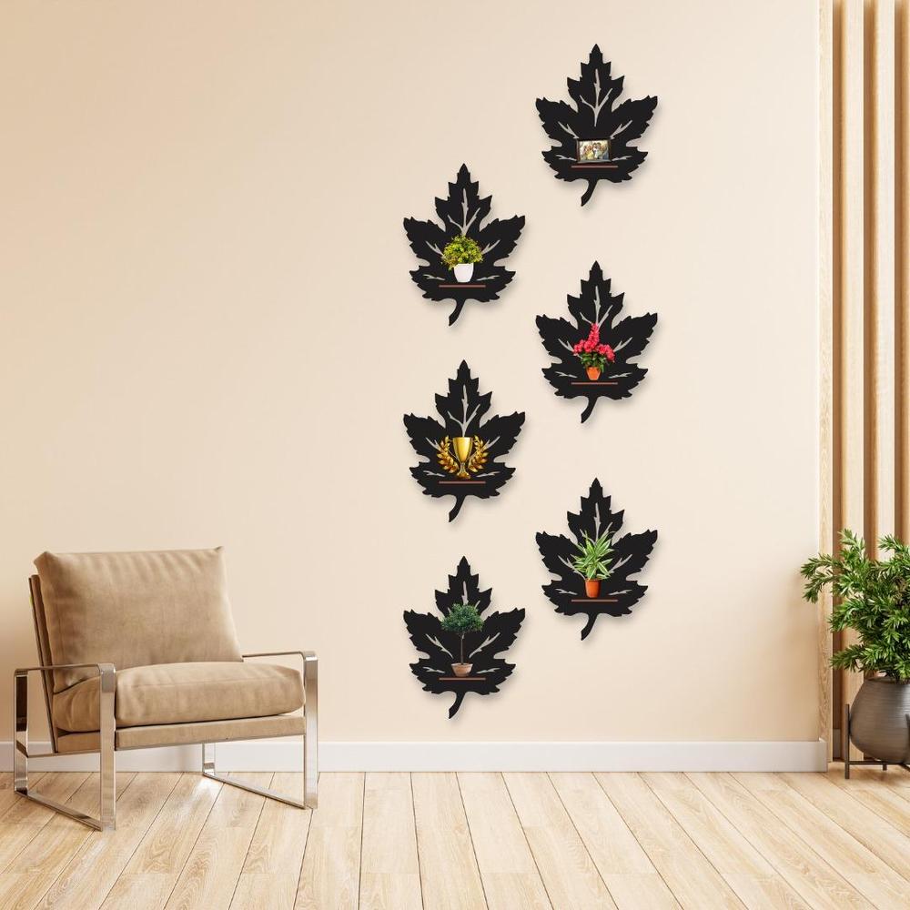Leaf Wall Hanging, Pack of 6
