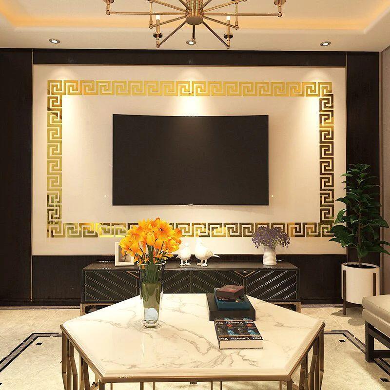 Versace Wall Mirror, Golden