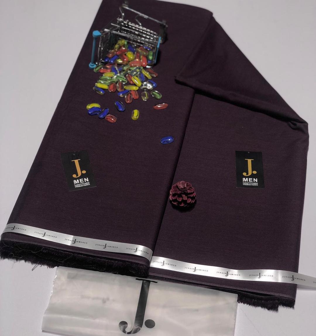 Men’s Unstitched Wool Plain Suit