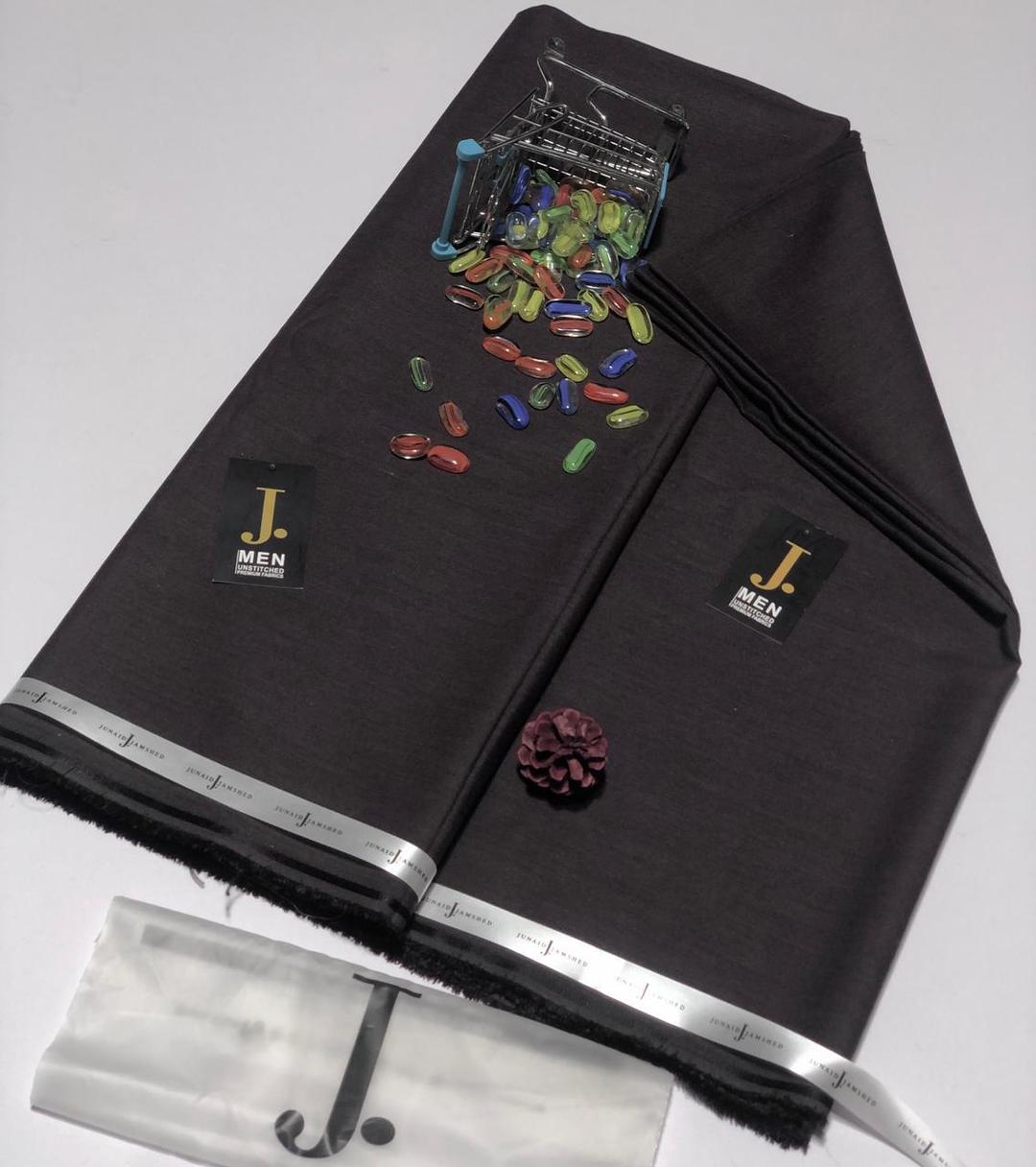 Men’s Unstitched Wool Plain Suit