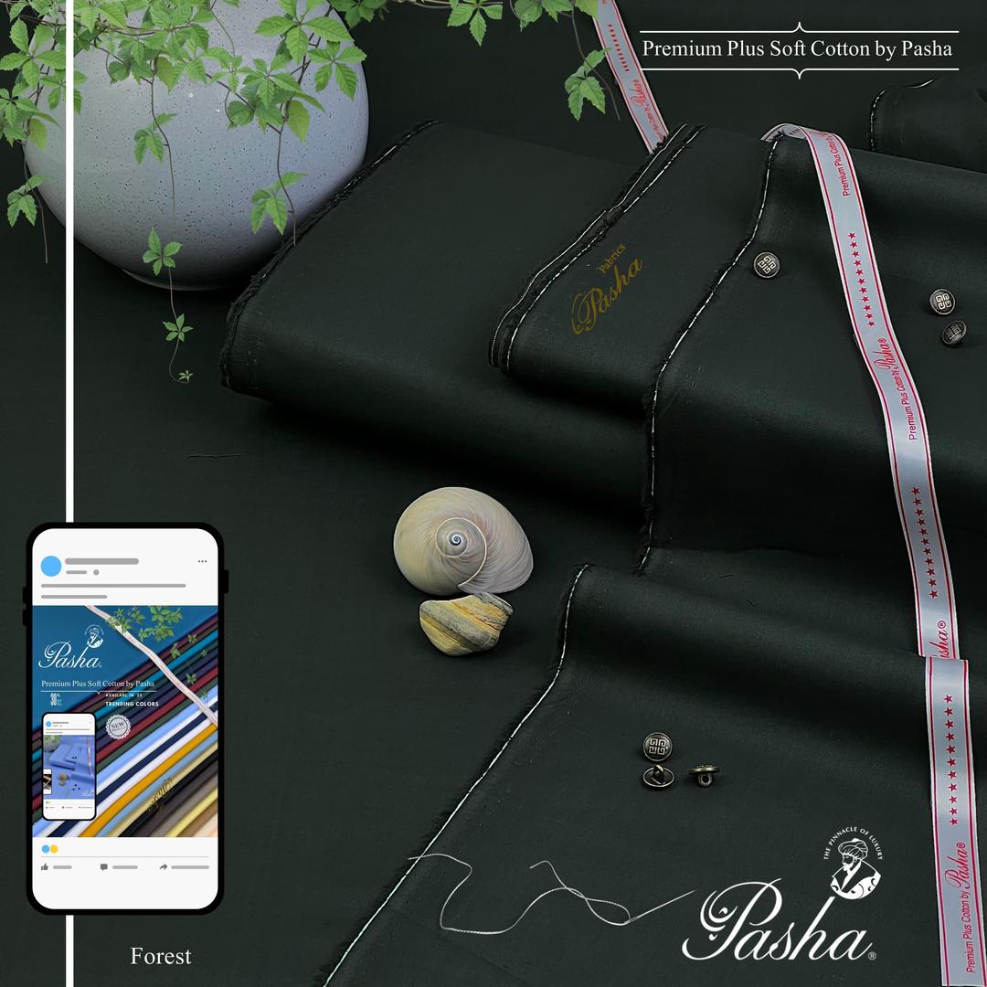 Men’s Unstitched Cotton Plain Suit