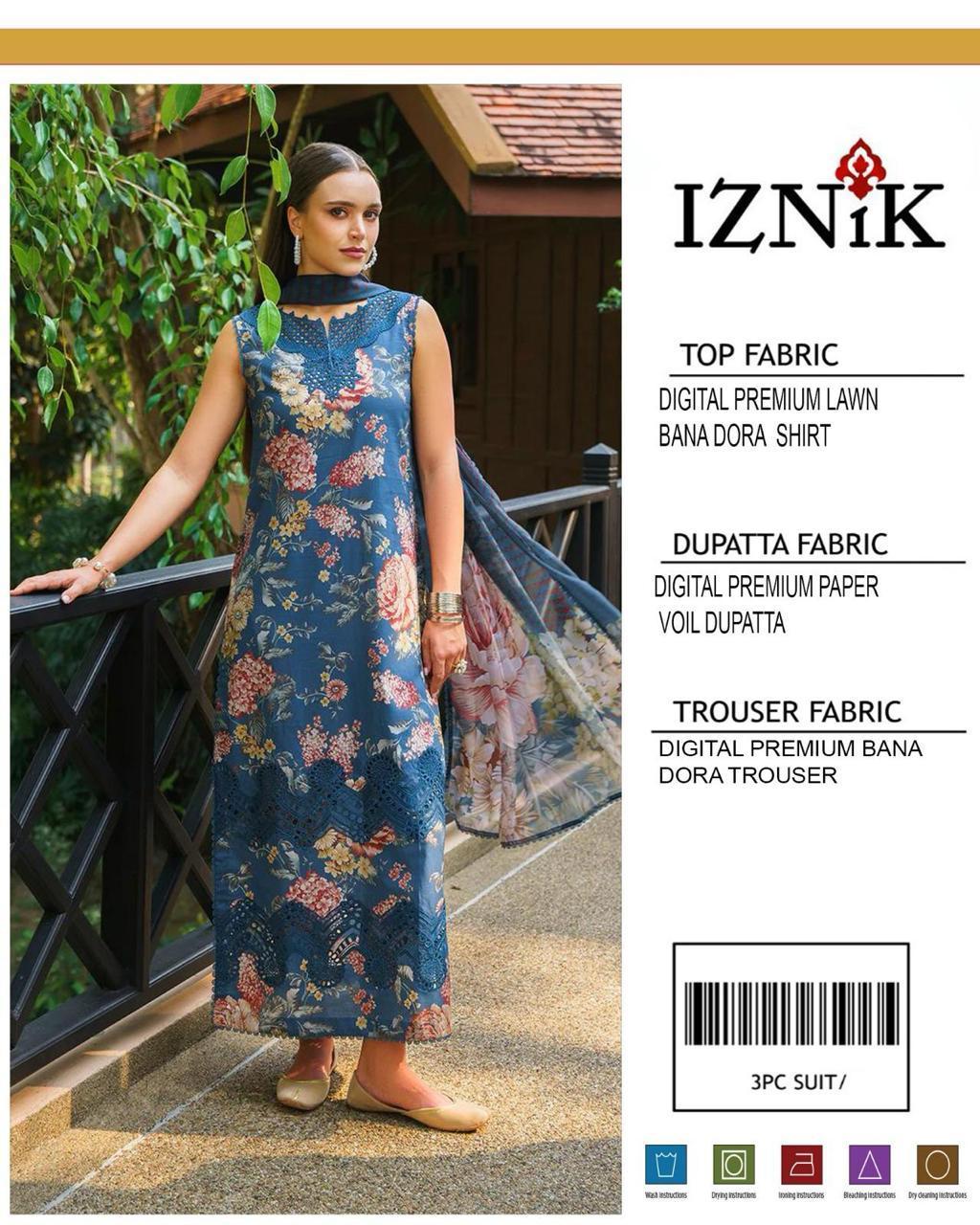 3 Pcs Women's Unstitched Printed Suit