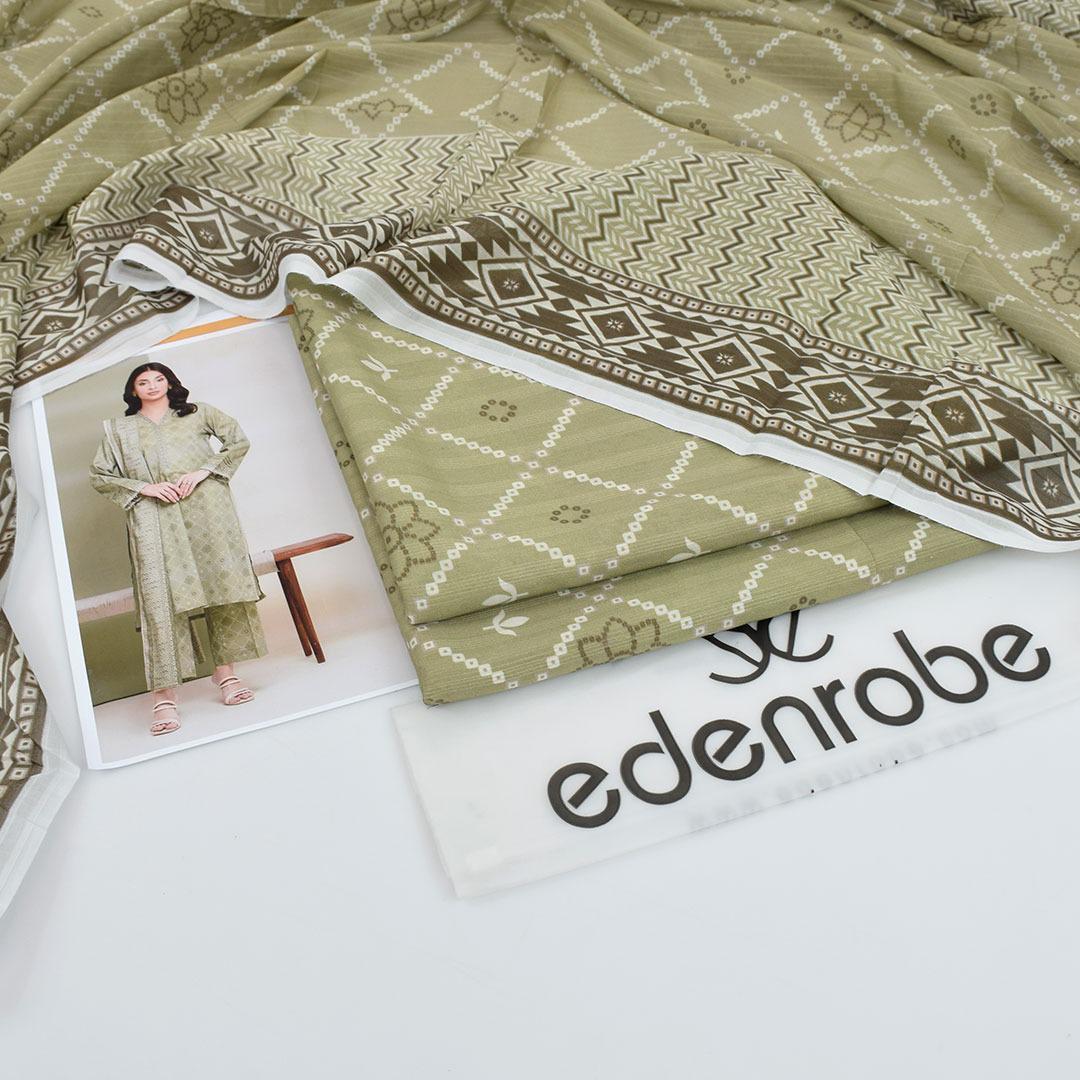 3 Pcs Women's Unstitched Digital Print Suit