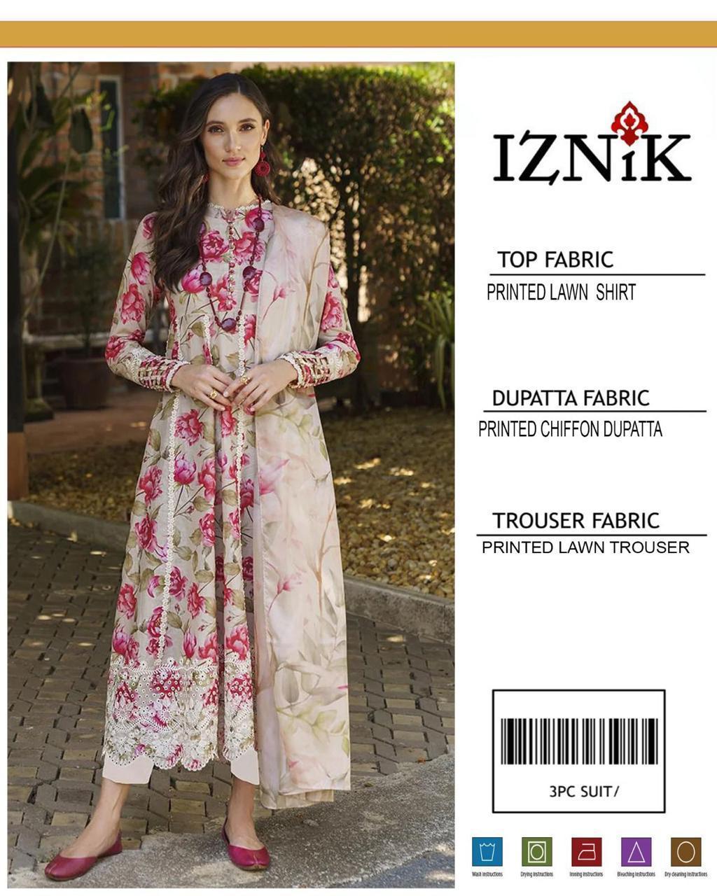 3 Pcs Women's Unstitched Printed Suit