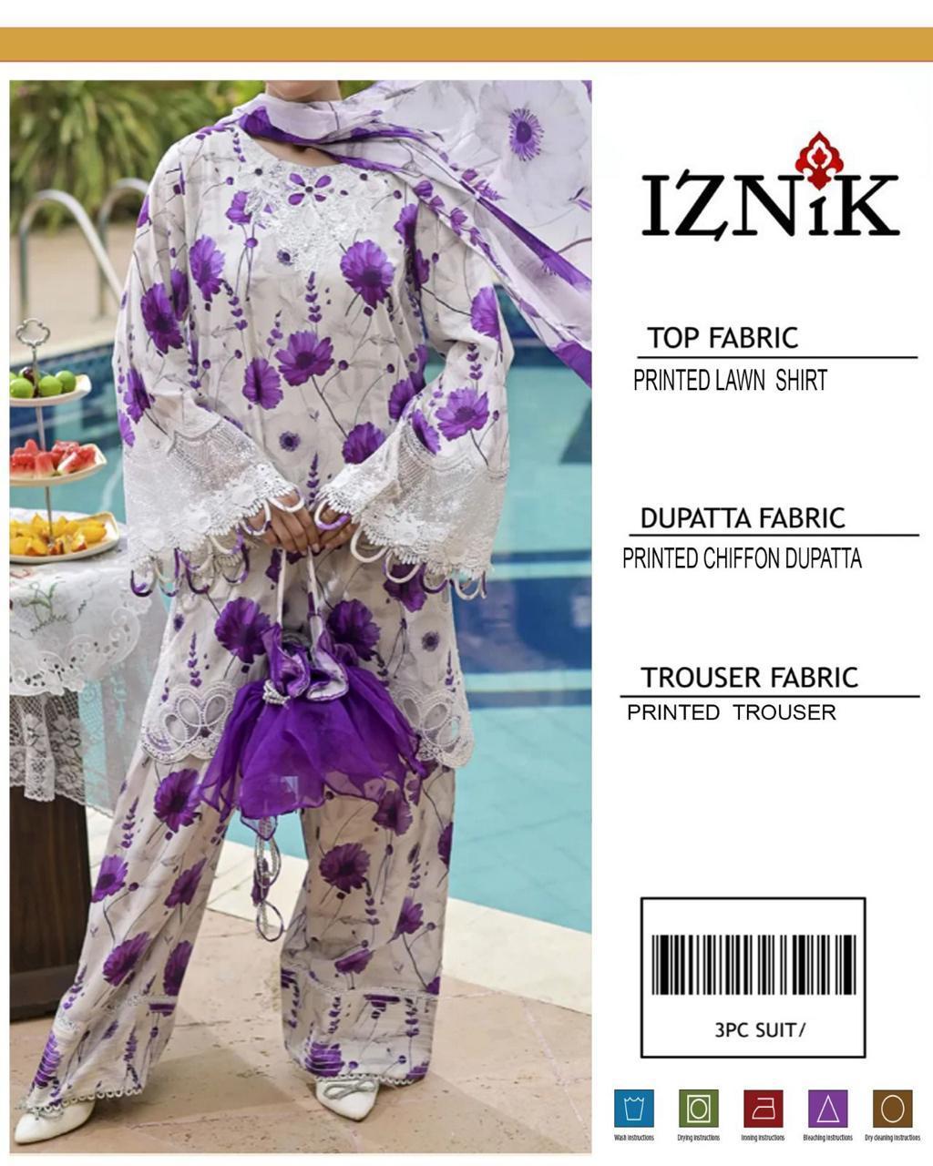 3 Pcs Women's Unstitched Printed Suit