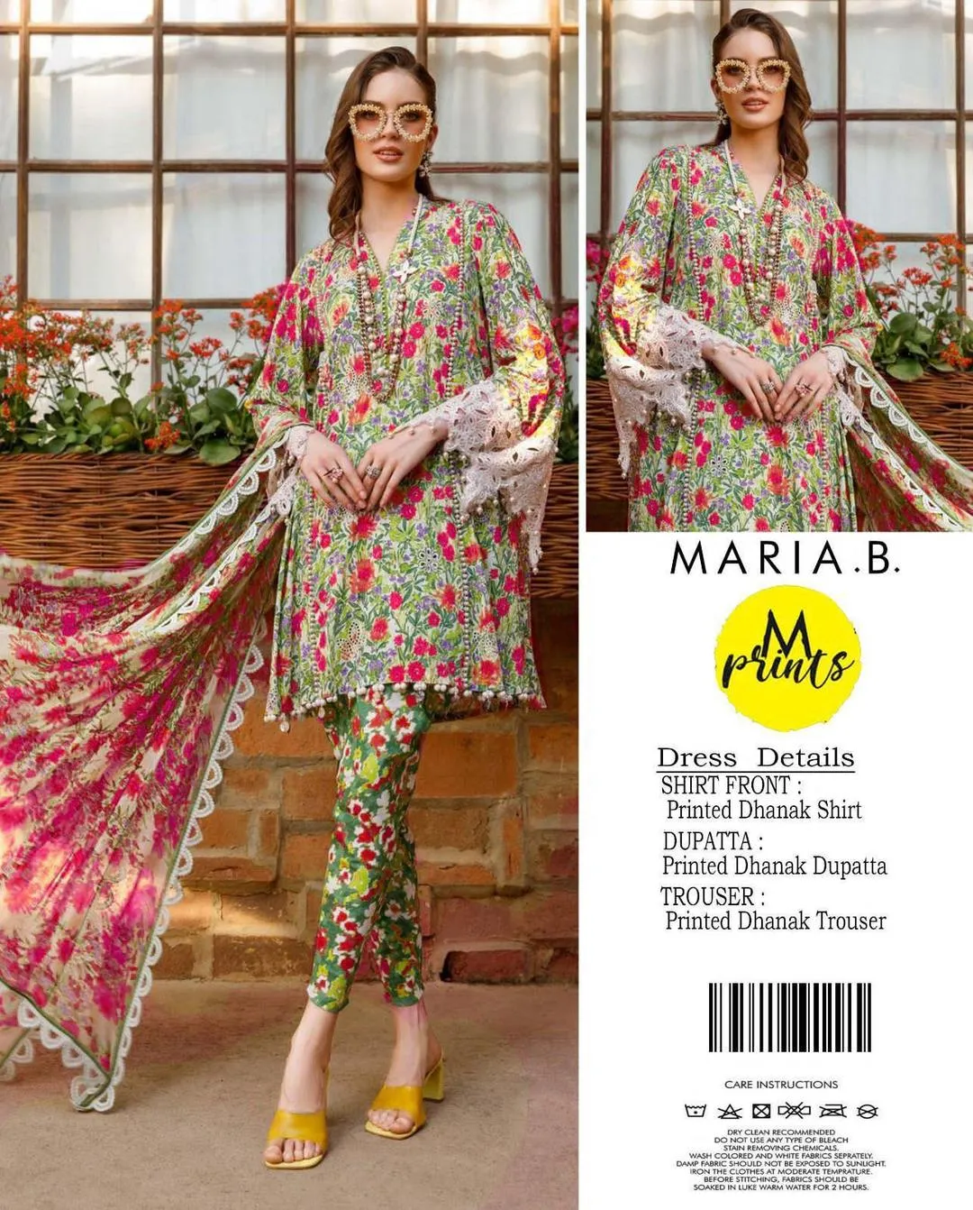3 Pcs Women's Unstitched Printed Suit