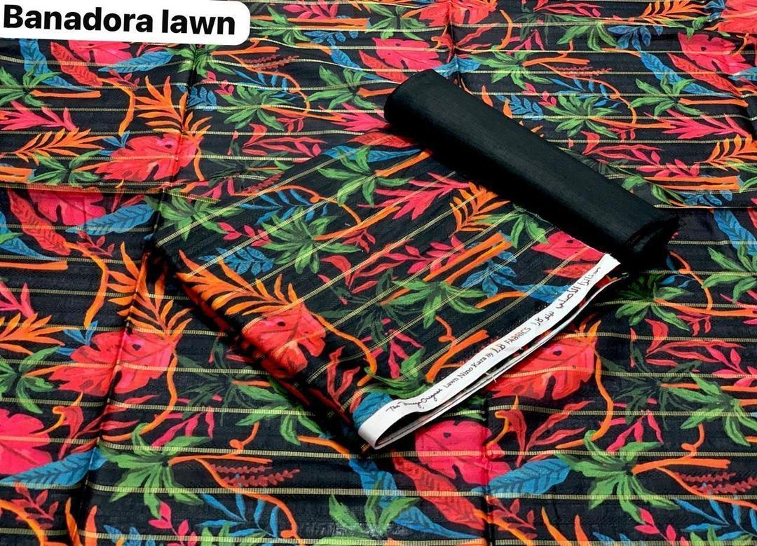 2 Pcs Women's Unstitched Digital Print Suit