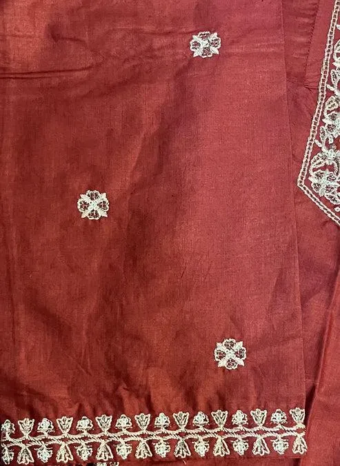 Meherzay 3 Pcs Stitched Women's Embroidered Lawn Suit