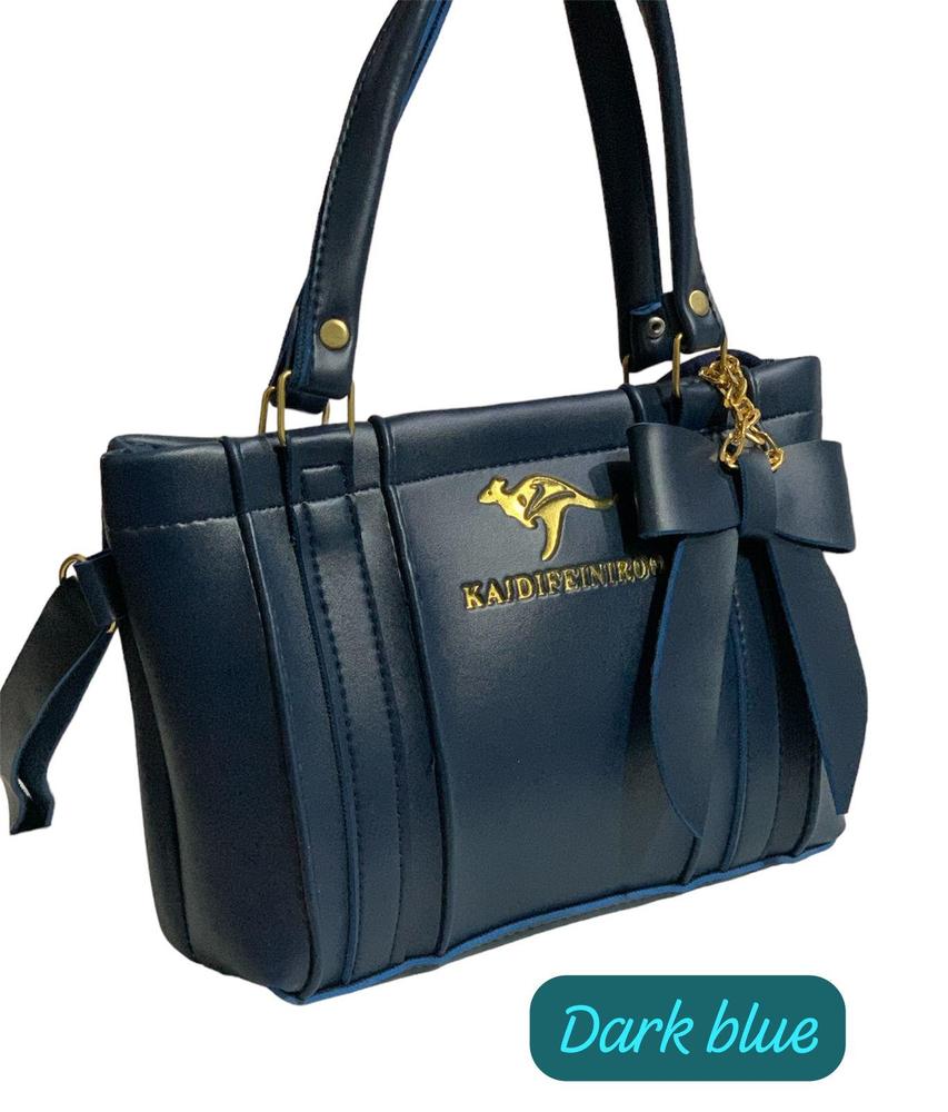 Women's Rexine Plain Hand Bag