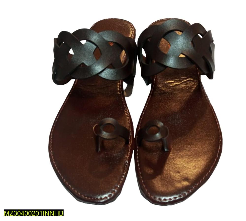 Women's PU Plain Kolhapuri,  ABC00175