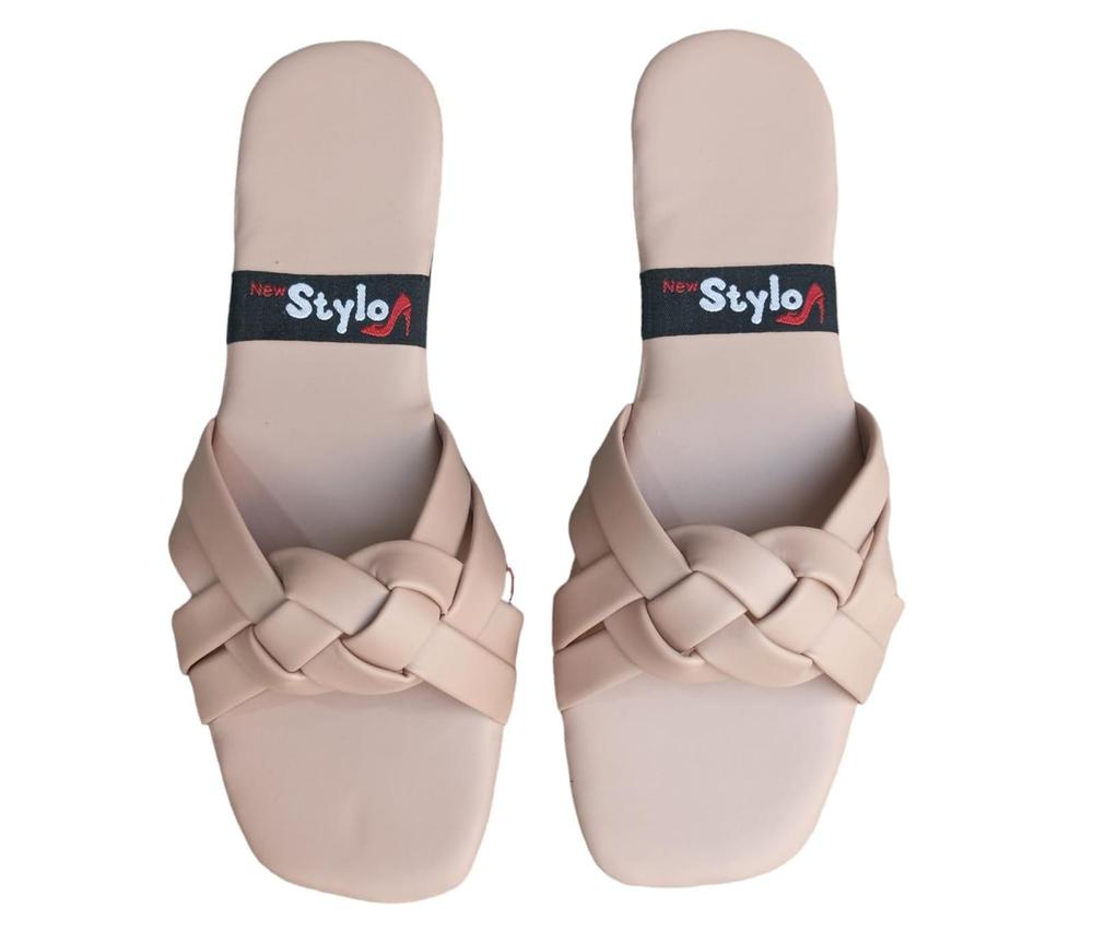 Women's Braided Flats - Ivory