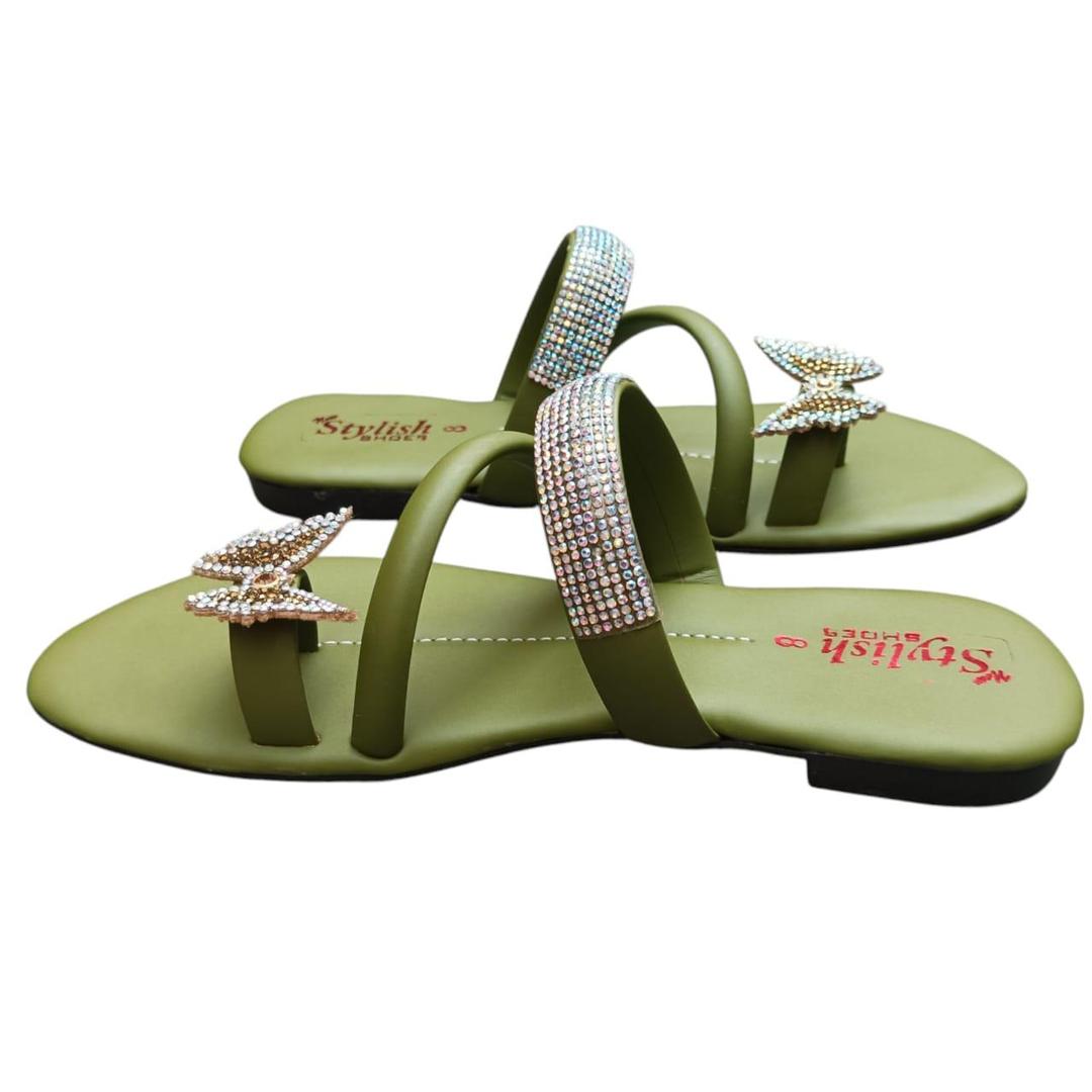 Stylish Women's PVC Casual Flats - Available in Sizes 6 to 10