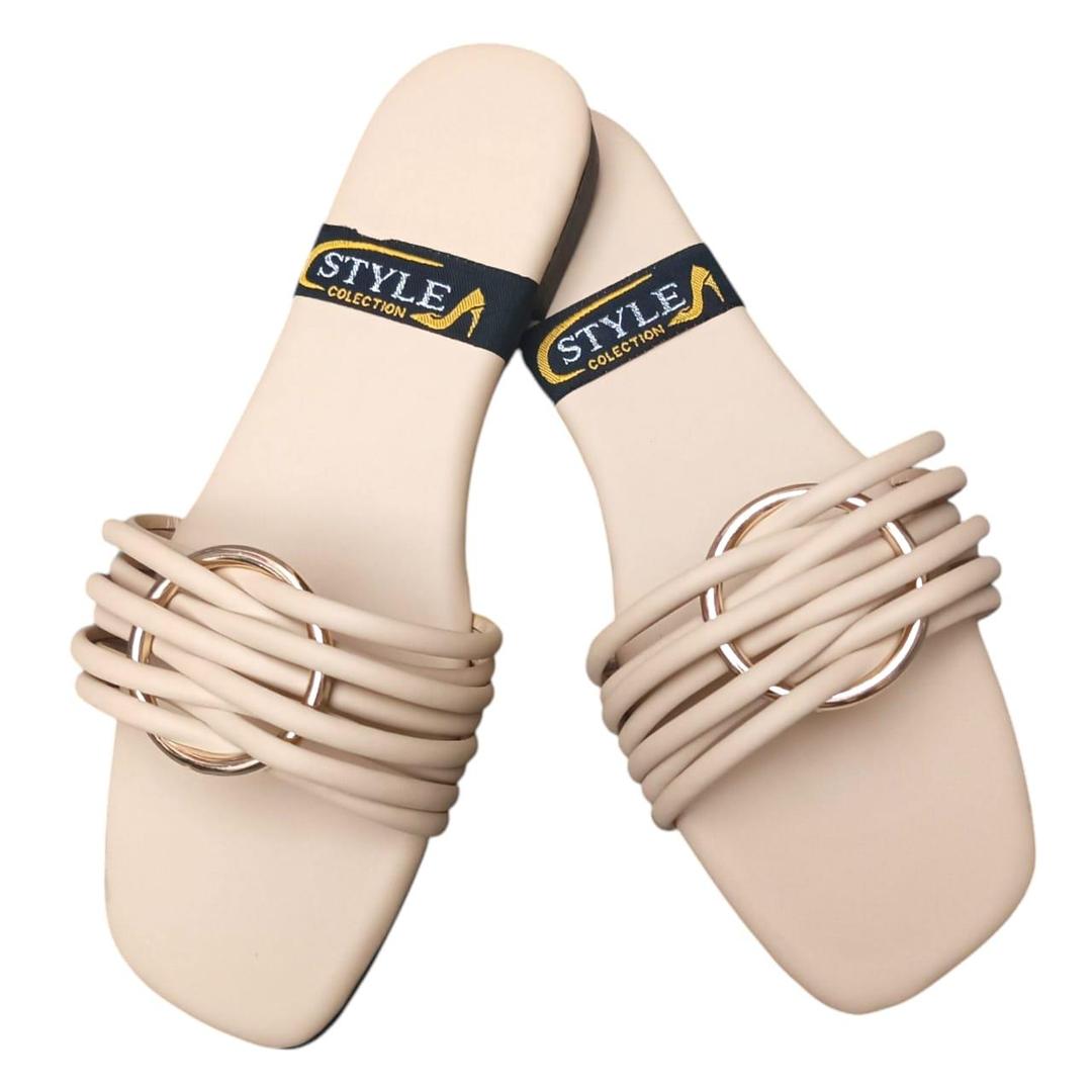 Stylish Women's PVC Casual Flats - Available in Multiple Sizes