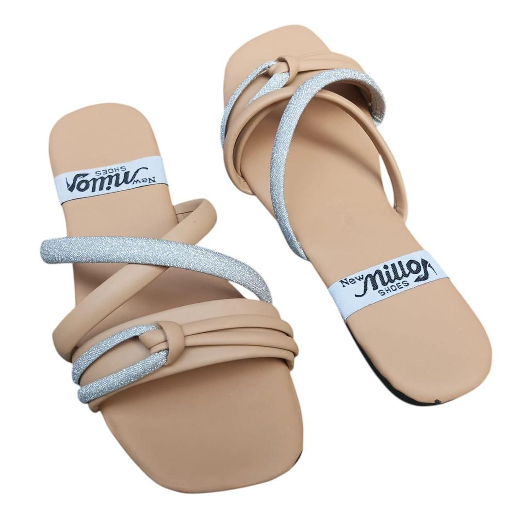 Stylish Women's PVC Casual Flats - Available in Multiple Sizes