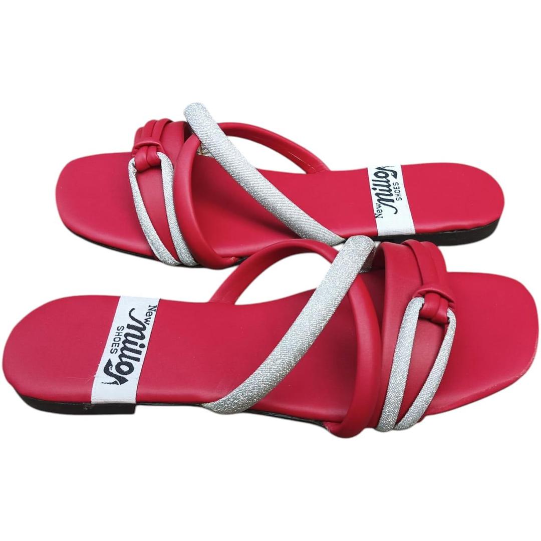 Stylish Women's PVC Casual Flats - Available in Multiple Sizes