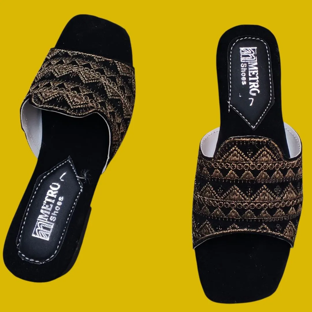 Women's Velvet Fancy Flats