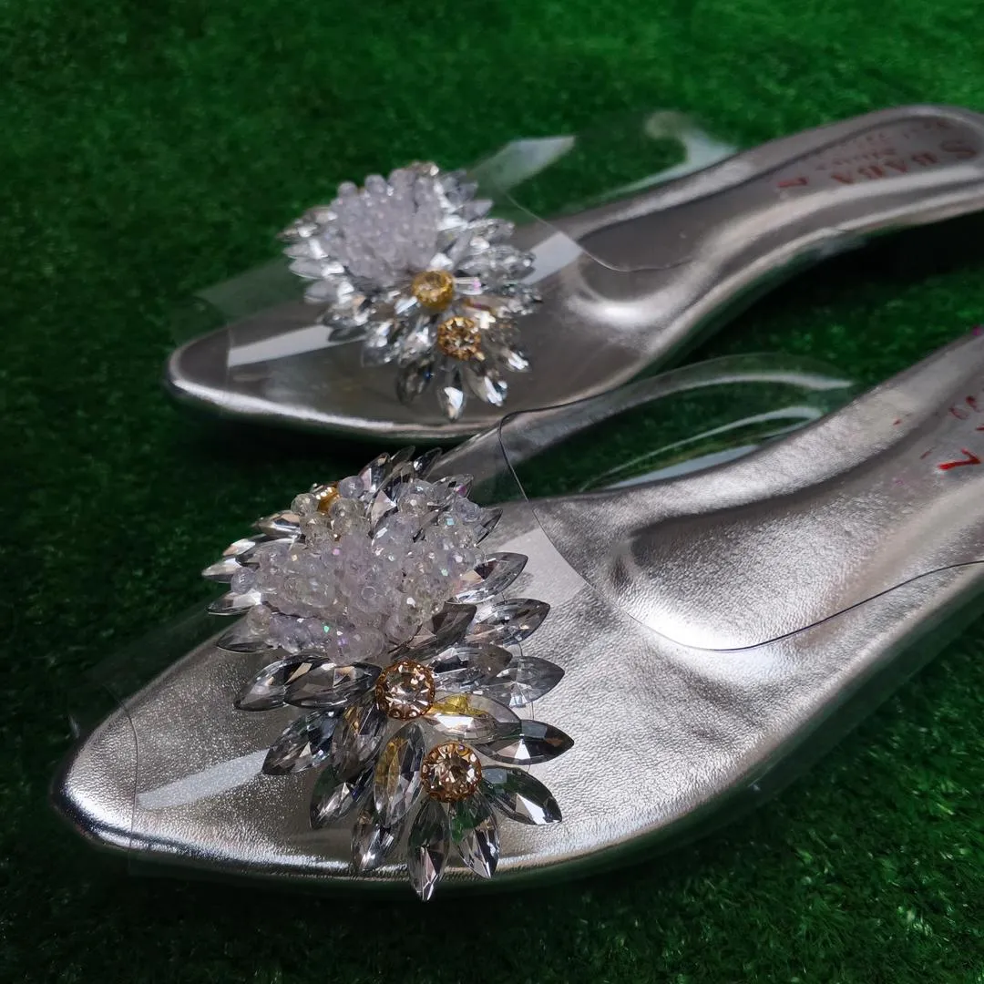 TRANSPARENT HALF SLIPPERS 