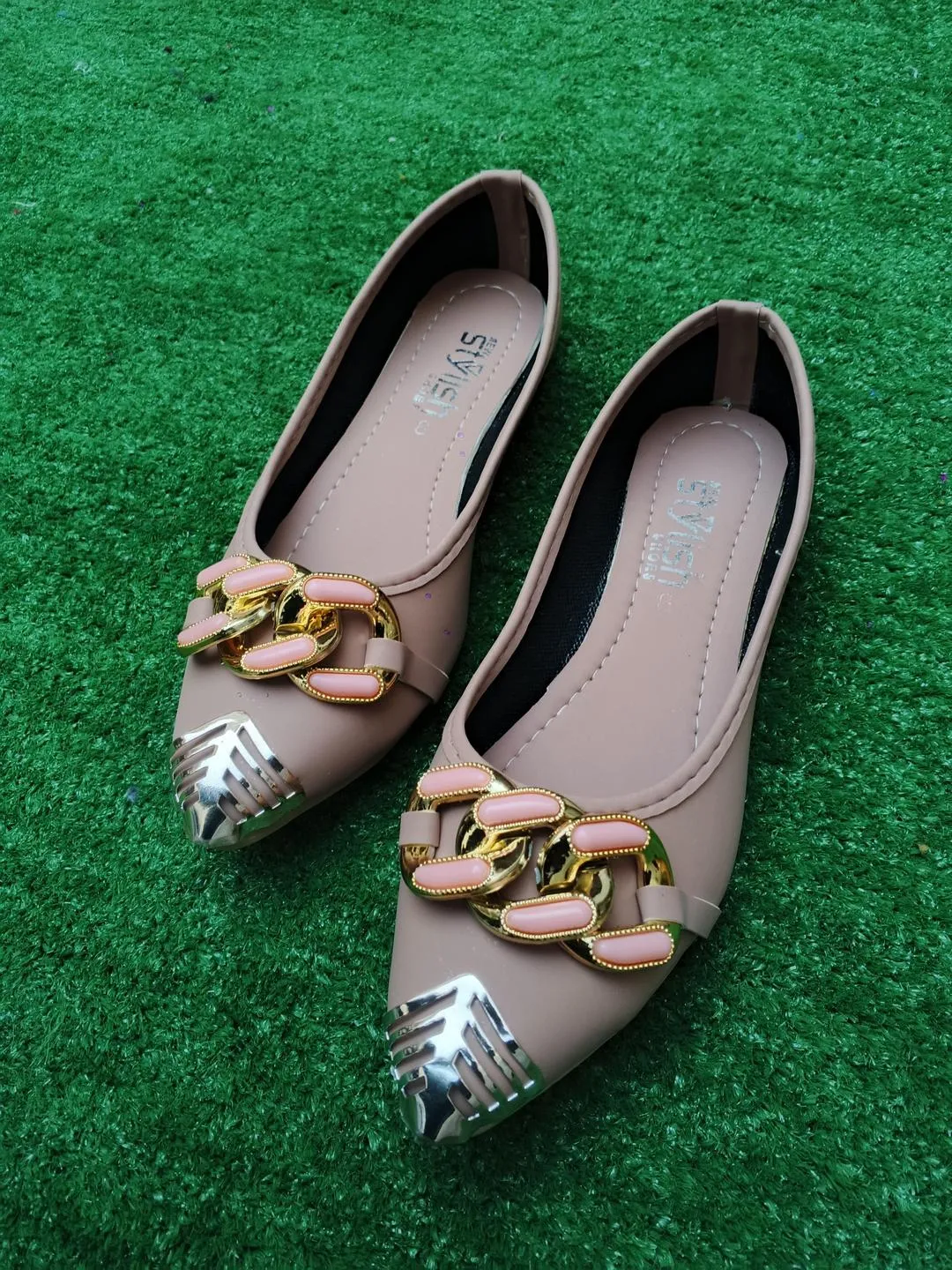 Women's Synthetic Leather Fancy footwear 