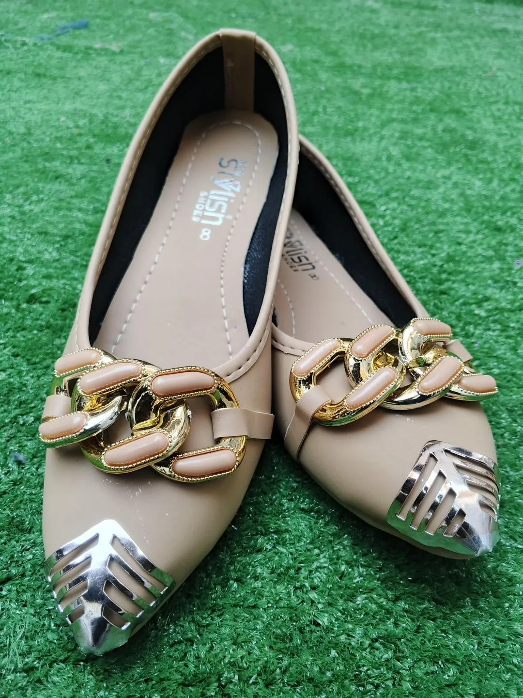 Women's Synthetic Leather Fancy footwear 