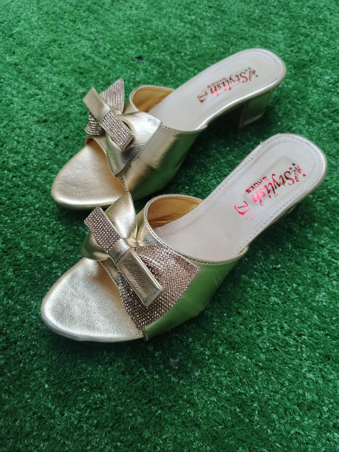 Women's Synthetic Leather Fancy footwear 