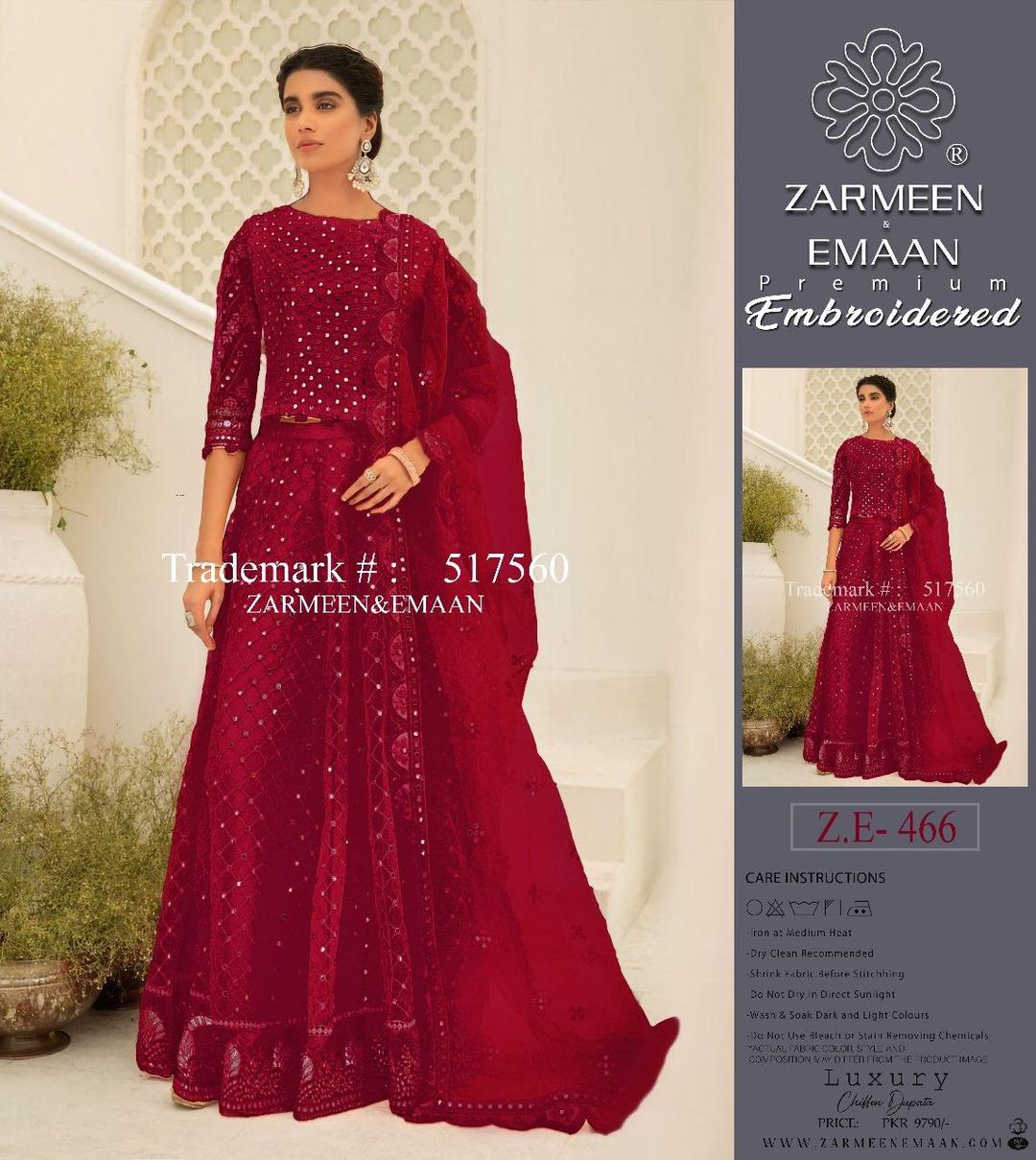 3 Pcs Women's Unstitched Viscose Embroidered Suit